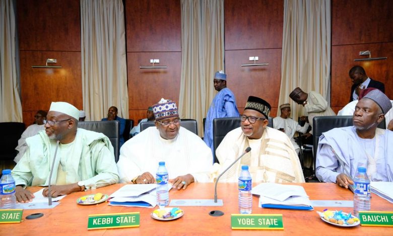 'Northern Governors and Traditional Rulers at the joint NSGF meeting in Kaduna,December 1,2025'