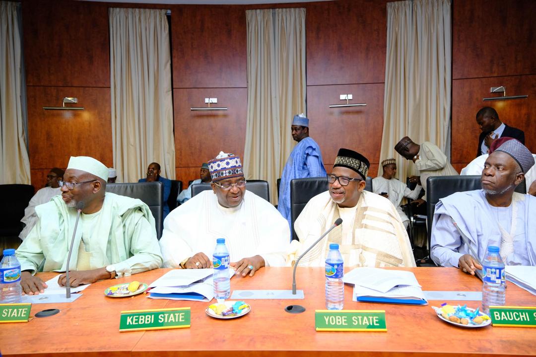 'Northern Governors and Traditional Rulers at the joint NSGF meeting in Kaduna,December 1,2025'